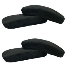 4 Pieces Ensemble Coussin D'Accoudoir de Chaise de Mousse de Memoire Ergonomique, Repos Confortable Chaise de Repos pour les Coudes et les Avant-Bras