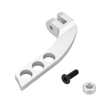 Metal 4-Hole Transmitter Neck Strap Balancer Adjuster for Futaba Radiolink Frsky X9D RC Remote Control,Silver Horizontal