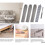 Retractable Dust Cleaner with 3 Washable Cloths, Microfiber Hand Duster Stretchy Microfiber Corner Broom 5