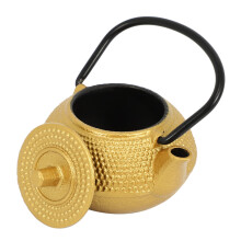 Japanese Style Cast Iron Tea Kettle Tetsubin Small Teapot Tea Pot 50ml, Easy to Carry