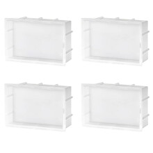 4X Large Resin Molds, Rectangle Silicone Molds for Resin Casting, Epoxy Resin Molds for Flower Preservation