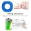 5X Disposable Mop,Washable Durable Replacement Microfiber Pads Dust Push Mop Cloth for Dry and Wet Vacuum Cleaner, 4