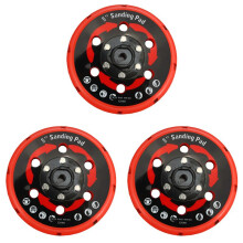 3X Plaque de Support pour Polisseuse à Double Action da Polisher Support ArrièRe de Plaque de Support 5 Pouces 125 mm