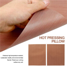 5Pcs/Set 3 Sizes Heat Pressing Transfer Pillow PTFE Heat Pad with 2PCS PTFE Heat Press Sheet for Heat Press Digital