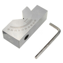 75 X 25 X 36mm Precision Justerbar Vinkel V BlockfräSning 0 Grader Till 60 Grader