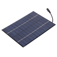 12V 5,2W Solar Panel Polykristallina Solceller Silikon Epoxi Solar DIY Modul System Batteriladdare + -UtgåNg