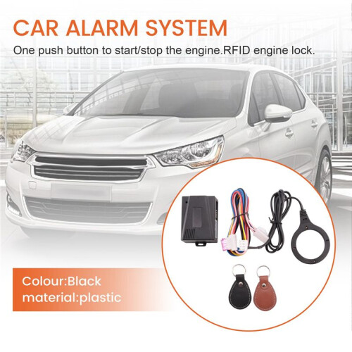 Car Engine Push Start Stop Button Rfid Lock Ignition Keyless Entry System Auto Start Stop Immobilizer Starline 2