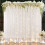 10x10ft White Tulle Backdrop Curtain with Lights String 2 Panels White Backdrop Curtains for Wedding Partie 4
