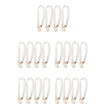 20Pièces Supports Blancs Pour Rideaux Tressage Haute Densité