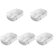 5Pièces Boîtes À Lunch Multifonctionnelles PP Pour Bureaux