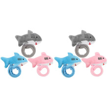 6Pièces Bracelets Requin En Peluche Assortis Accessoires Pour Enfants