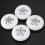 4-Pack Inline-Skate-Hjul Nybörjarbyteshjul med Lager 70 mm Vit 3