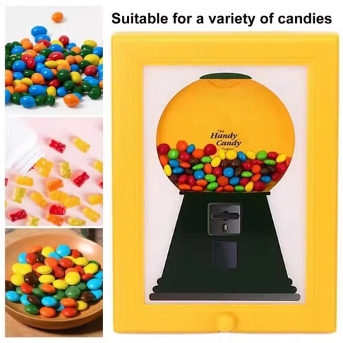 Candy Storage Decoration Rack Personalized Candy Box Dispenser with Photo Frame Home Decorative Storage Organizer 3pcs 1