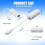 USB 5 Pin 10/100 Mbps RJ45 LAN Ethernet Adapter for Tablet PC 7