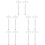 10Pièces Lampes Miniatures Simulées Chemin De Fer Gris Pour Décor 5
