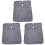 3Pièces Cape De Salon Pour Coupe De Protection Vêtements 2