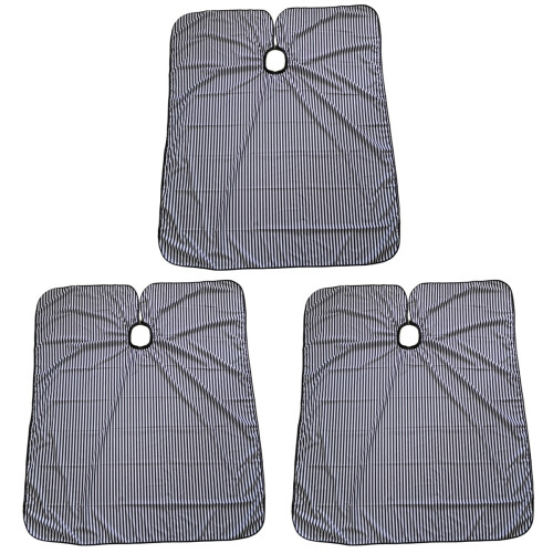 3Pièces Cape De Salon Pour Coupe De Protection Vêtements 1