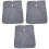 3Pièces Cape De Salon Pour Coupe De Protection Vêtements 3