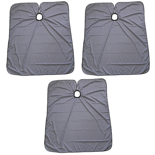 3Pièces Cape De Salon Pour Coupe De Protection Vêtements 2