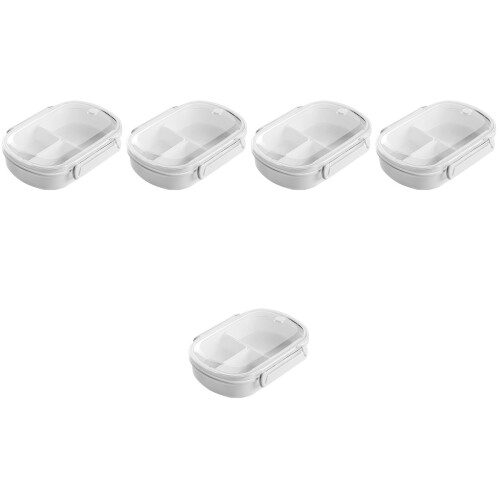 5Pièces Boîtes À Lunch Multifonctionnelles PP Pour Bureaux 2