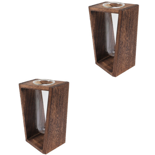 2Pièces Vase Suspendu En Verre Pour Propagation 1