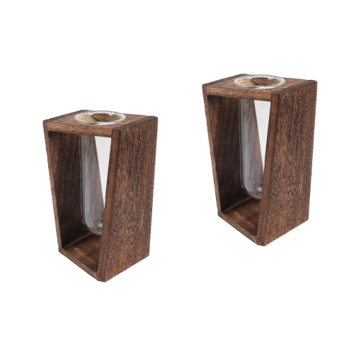 2Pièces Vase Suspendu En Verre Pour Propagation 2