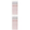 4Ensembles Liner Nail Art Rose Outils Précis 4