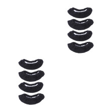 4Paires Couvre Noir Multi-Usage Pour Hockey Patinage