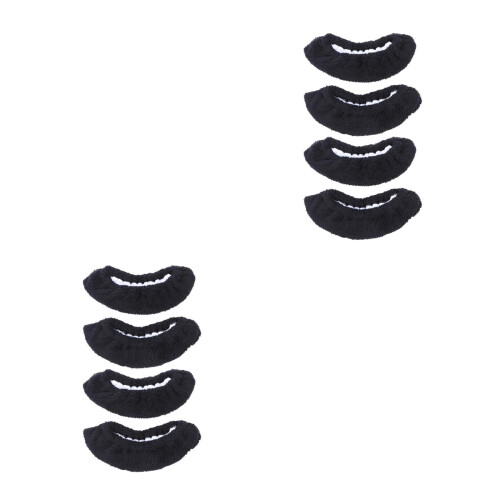 4Paires Couvre Noir Multi-Usage Pour Hockey Patinage