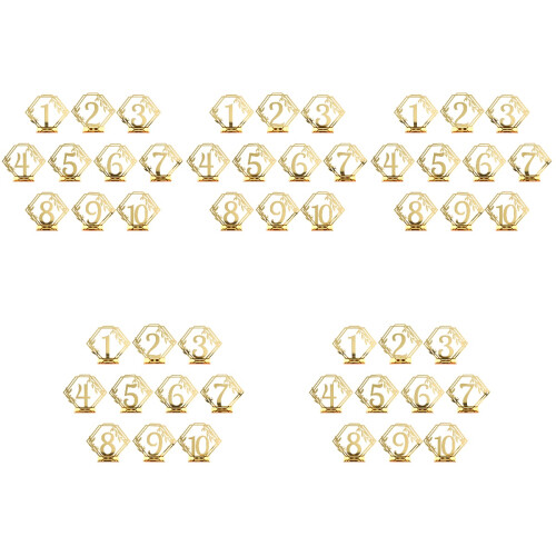 50Pièces Signes Réservés En Accessoire De Table 1