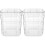 2Pièces Support De Rangement Murale Transparent Plateau Multi-Couches 2