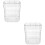 2Pièces Support De Rangement Murale Transparent Plateau Multi-Couches 6