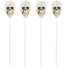 4Pièces Panneaux Halloween En PVC Crâne Pour Jardin