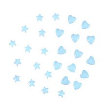 200Pièces Rivets Bleus DIY Accessoires Pour Vêtements De