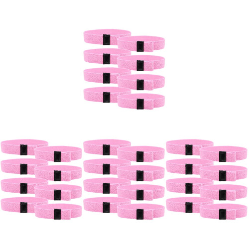 32Pièces Bandes Bento Rose Élastiques Résistantes Pour Sorties