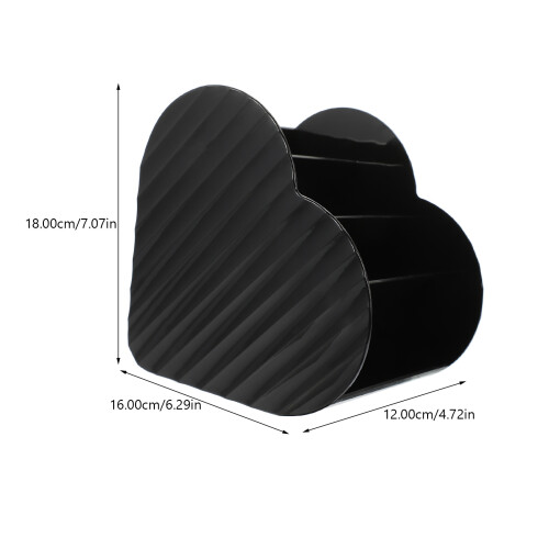 3Pièces Support Multifonction Noir En Plastique Pour Crayons 1