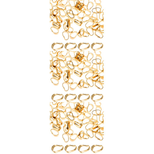 300Pièces Fermoirs Pendentifs Dorés Pour Chaînes DIY