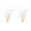 2Ensembles Pinceaux Peinture Nylon Bois Pour Graffiti 1