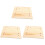 3Pièces Planche Bois Kaki Pour Écureuil Durable 1