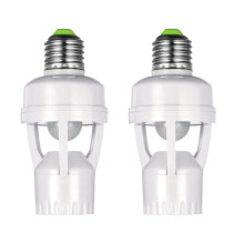 E27-LamphåLlaradapter med PIR-RöRelsesensor AC100-240V LED-GlöDlampa-Omvandlare MäNsklig NäRvarodetektor