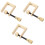 3Pièces Fixation Clips Luthier Pour Réparation Violon Efficace 2