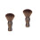 2Pièces Brosse Café Brosse Douce Portable Confortable Pour 3