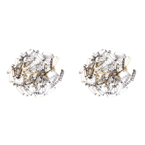 200Pièces Broches En Fer 3 Trous Couleurs Variées Pour