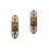 2Ensembles Poignées De Armoire Style Chinois En Laiton 3