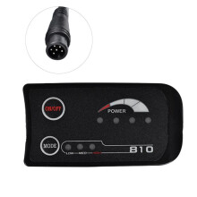 6PIN S810 E-CykelmäTare LED-SkäRm 36V UART för Elcykel ElcykelmäTare