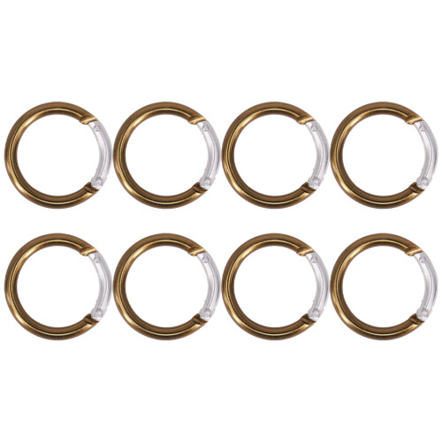 48Pièces Mousqueton Climbing Aluminium Multifonction Couleurs