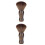 2Pièces Brosse Café Brosse Douce Portable Confortable Pour 4