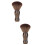 2Pièces Brosse Café Brosse Douce Portable Confortable Pour 6