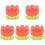 5Pièces Support Vase Déco Petit Coloré Enfant 2
