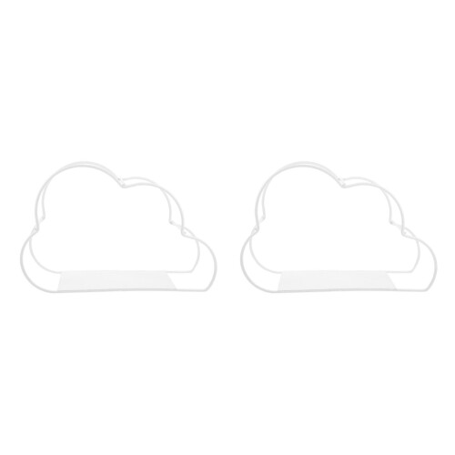 2Pièces Support Magazines Métallique Pour Maison Bureau Moderne